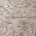 Ткань Сетка с вышивкой звезды (серебро)